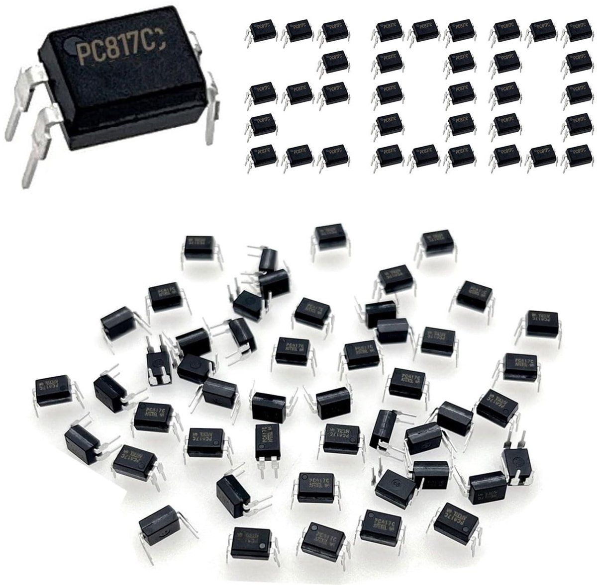 Dailygoods - 200 Stuks Optokoppelaars DIP-4 voor Signaaloverdracht