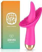 PureVibe® Adriana Clitoris Vibrator - Stimulator met 10 verschillende standen - Vibrators voor Vrouwen - Erotiek Sex Toys - Roze - Vagina
