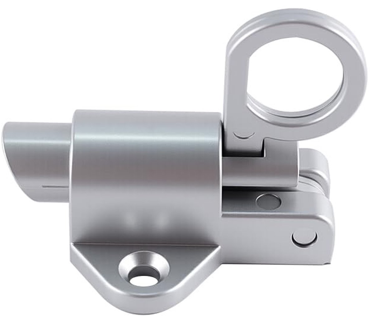 Dailygoods - 4 Stuks Veerbelaste Aluminium Grendels voor Deuren en Hekken