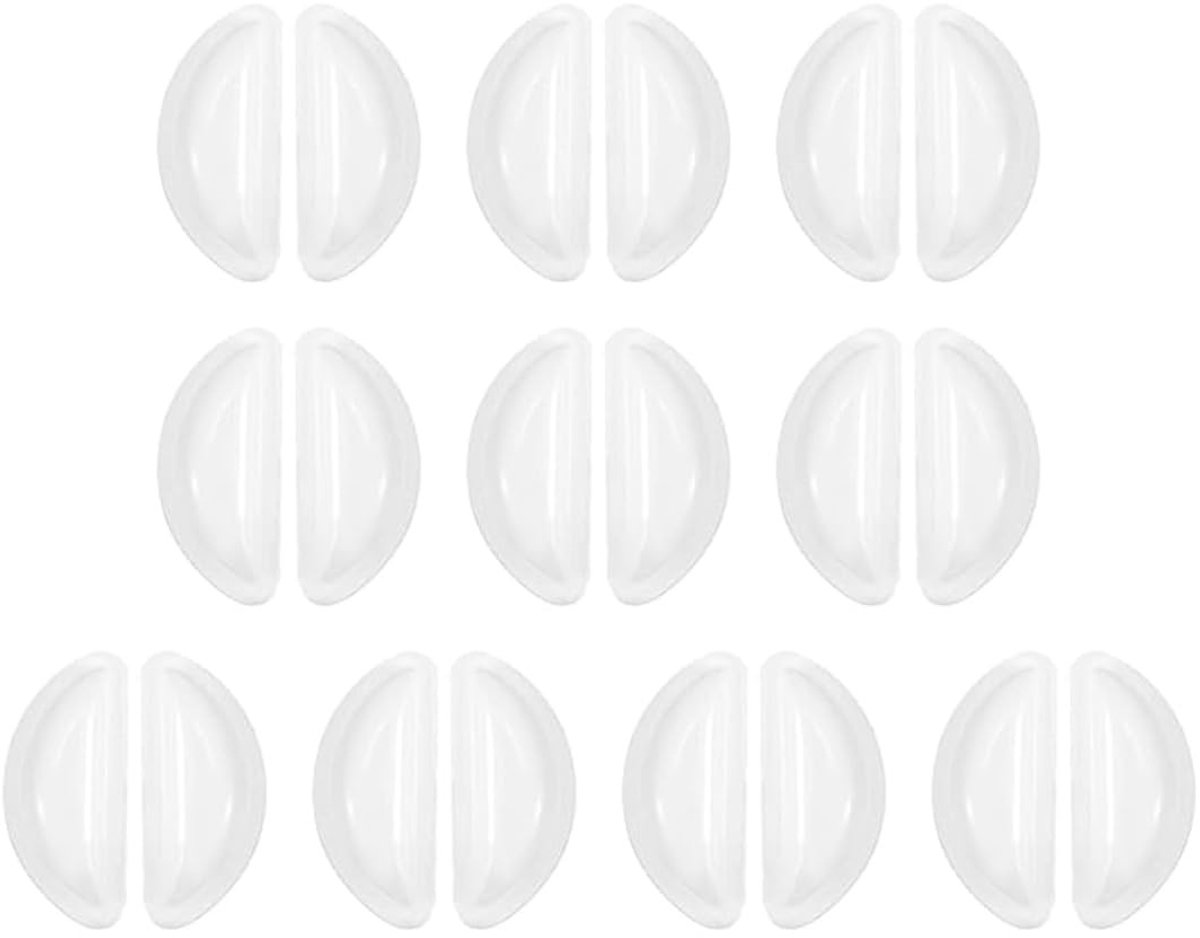 Dailygoods - 10 Paar Zachte Siliconen Neuspads voor Brillen