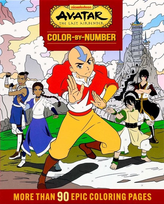 Color-By-Number- Avatar the Last Airbender Color-By-Number - cover