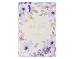 KJV Bible Giant Print Full-Size Faux Leather Floral