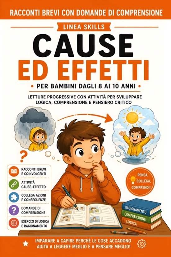 Racconti Brevi con Domande di Comprensione. Cause ed Effetti ... - cover