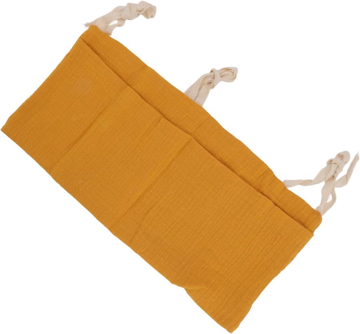 Babybed Hangzak - Opbergtas Wiege - Babykamer Organiseren - Wasbaar Katoen - 38 x 18 cm - Gember