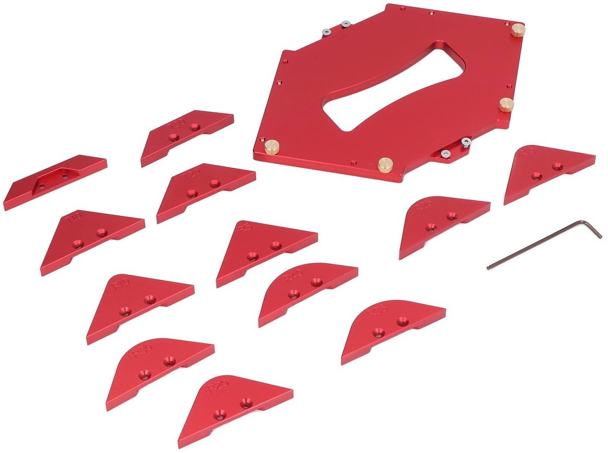 Dailygoods - Routertafel Hoek Jig Aluminium Kit voor Timmerman