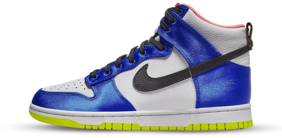 Nike Dunk High Satin Blauw