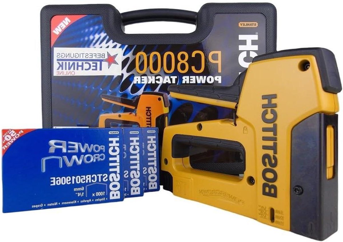 Nietmachine Kit - Tacker Set - Meubels Stofferen - Metaalconstructie - 3000 Nietjes - Zilverkleurig