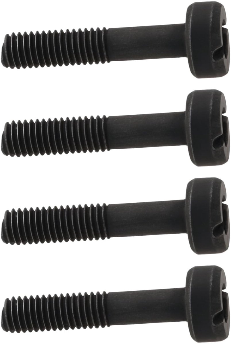 Dailygoods- Schroef Staal - 4 Stuks - Compatibel met Husqvarna 340/345/365/371/372 - Hoge druksterkte - Corrosiebestendig - Stabiliteit en veiligheid - Machine Schroef