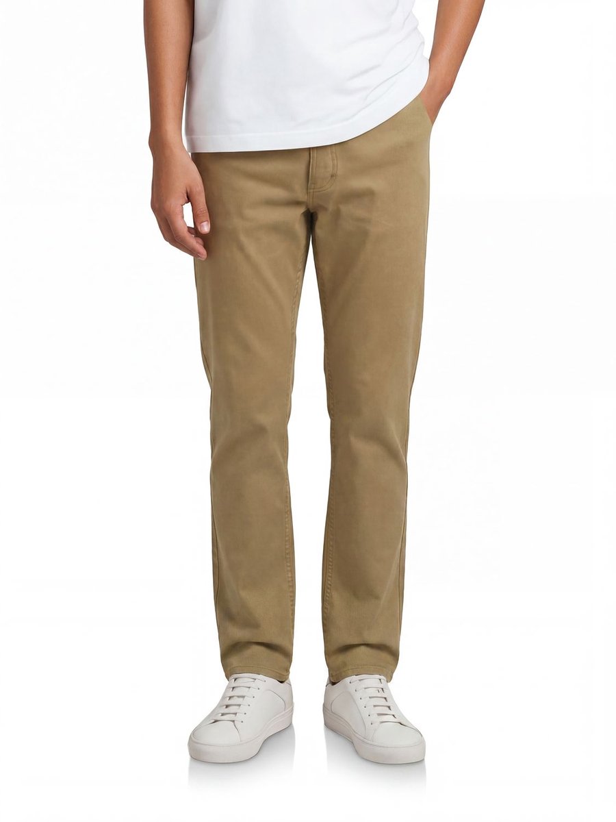 Mustang Heren Jeans Broeken Tramper regular/straight Fit Beige Volwassenen