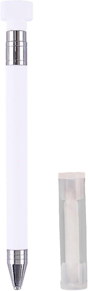 Strass Wax Pen - Ambacht Potlood - Hobby Decoratie - Automatisch Navulbaar - 135 cm - Wit