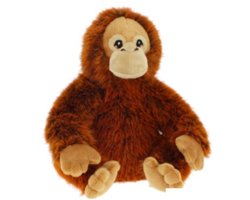 Keeleco Orang-oetan knuffel - 20 cm - dierenknuffels