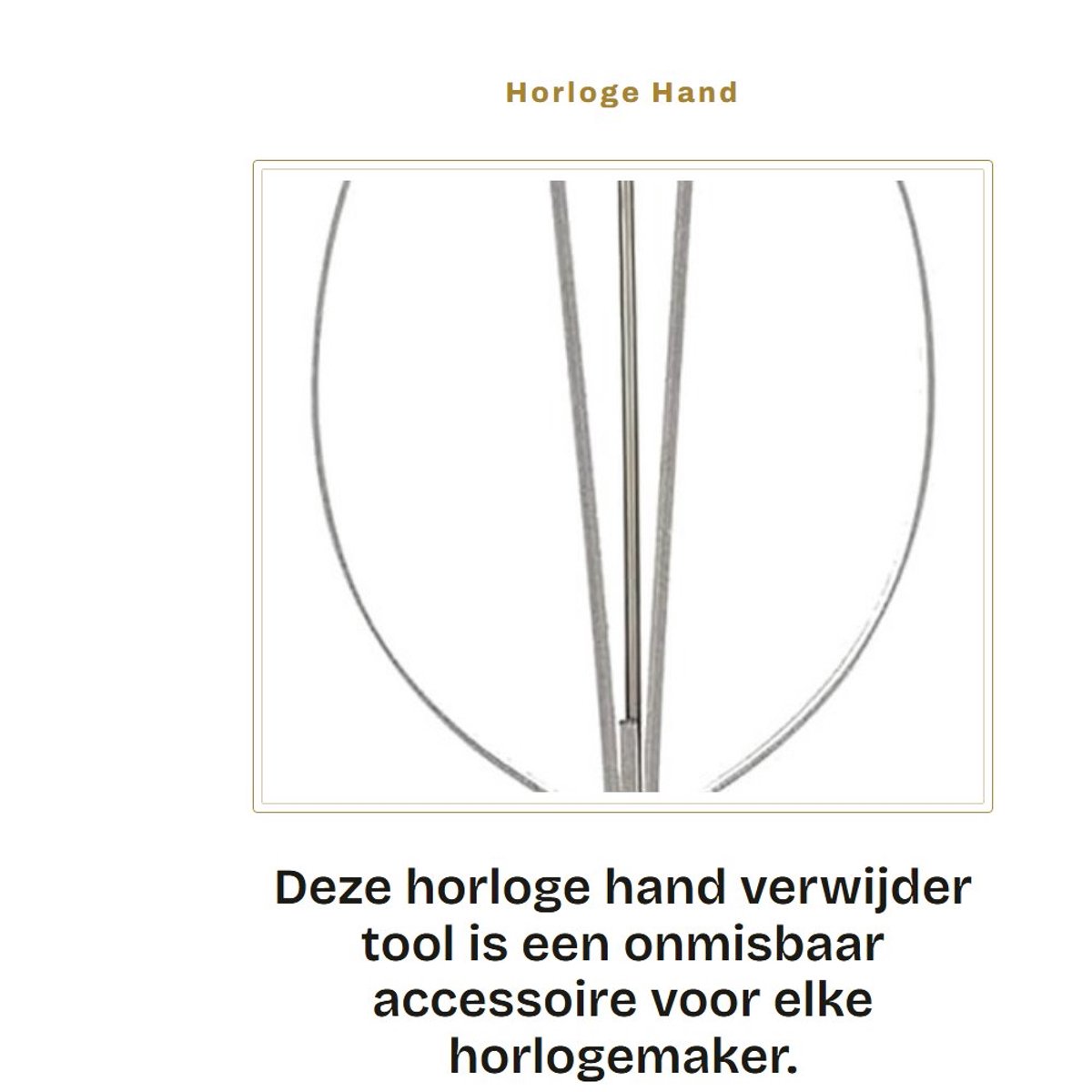Dailygoods - Horloge Hand Verwijder Tool voor Reparatie