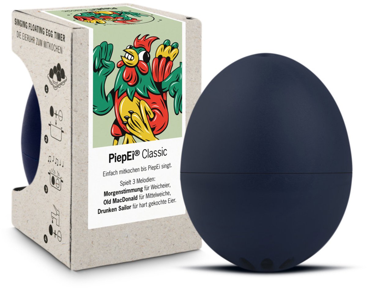Brainstream Piepei - Kookwekker - Classic - Donkerblauw