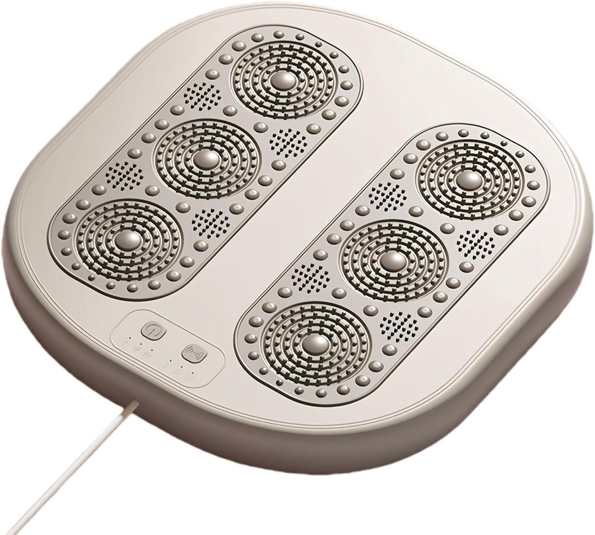 Voetmassager Met Verwarming - Voetwarmer Massageapparaat - Voeten Ontspannen - Adaptervrij USB Ontwerp - 30 x 29.5 x 4 cm