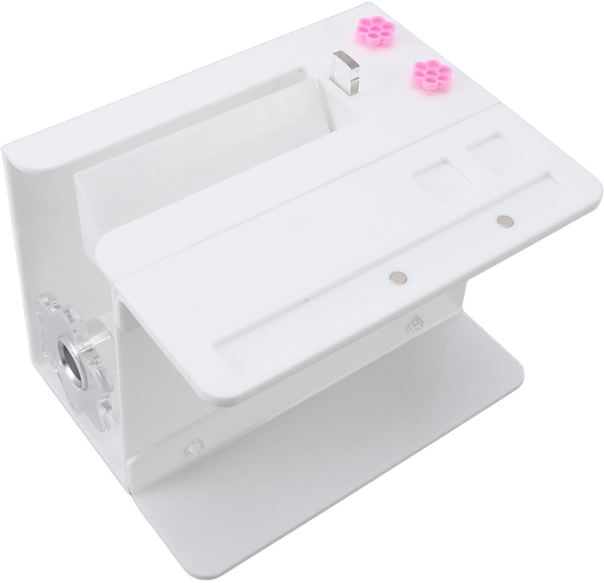 Dailygoods- Wimperbloeiende Machine Handmatige Rotatie - Wimperseparator - Valse Wimperscheider - Wimperverlenging - Splijtmachine - Acryl Materiaal 17,5x14x12,4cm
