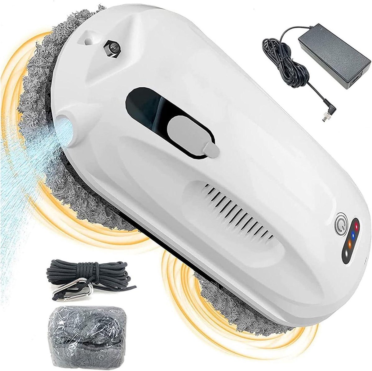 Ramen Schoonmaak Robot - Automatische Glasreiniger - Hoge Ramen Poetsen - Automatische Waterspray - 50ml Tank - Wit