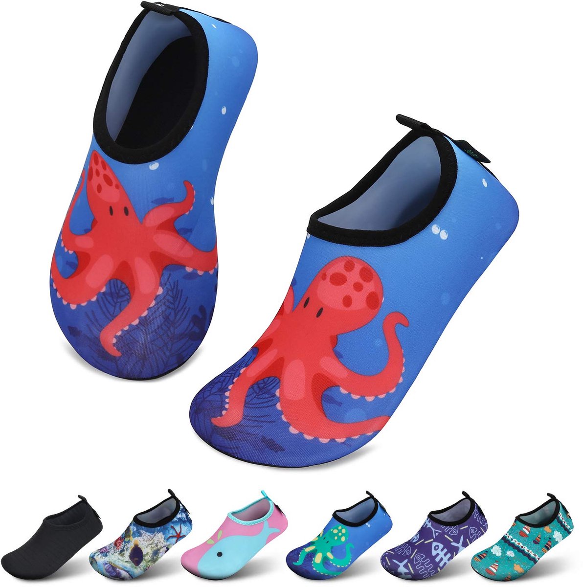 SAGUARO Kinderbadschoenen, aquaschoenen voor jongens, sneldrogende strandschoenen voor meisjes, ademende - ShopVlot