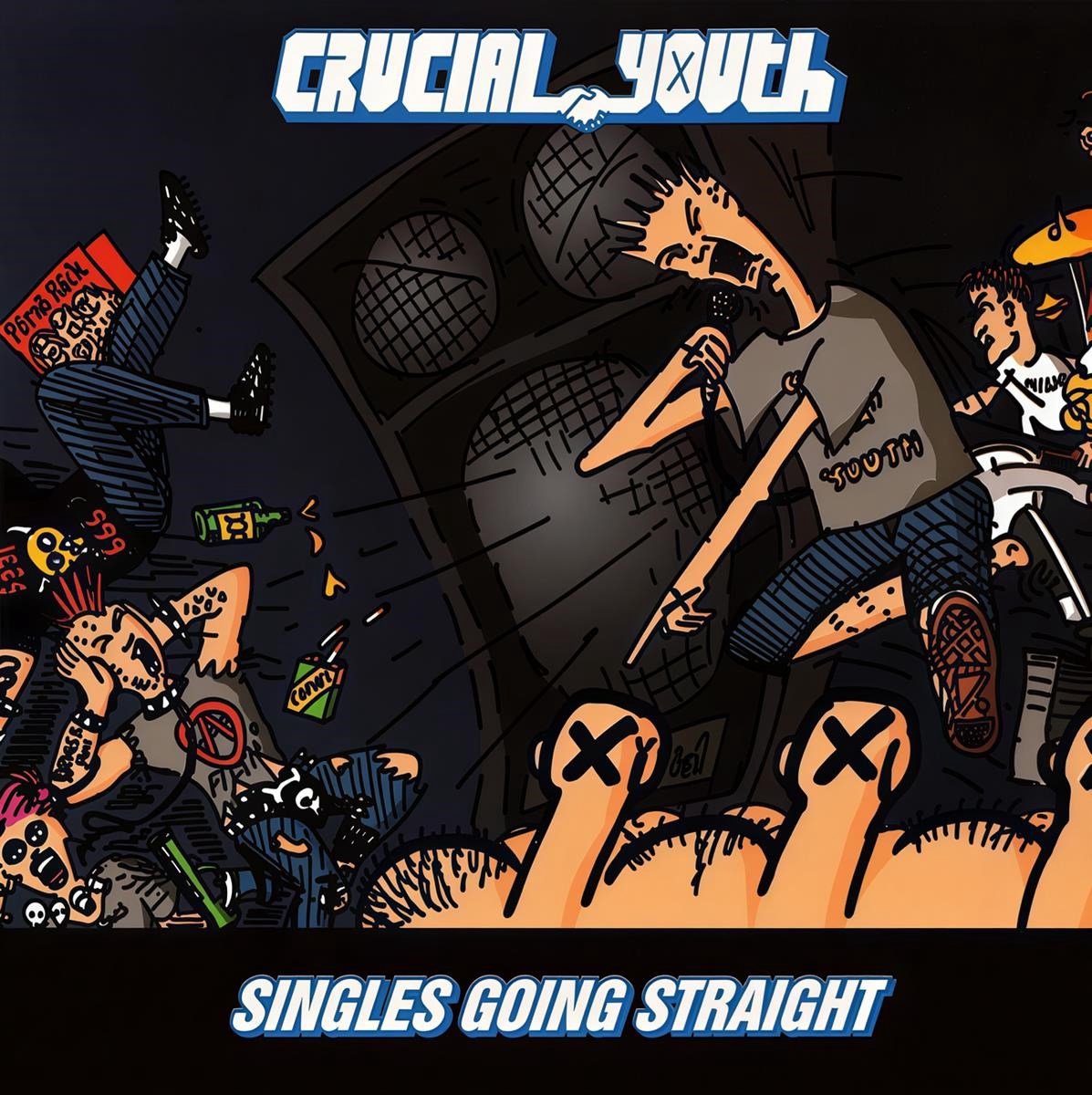 Crucial Youth - Singles Going Straight (CD)