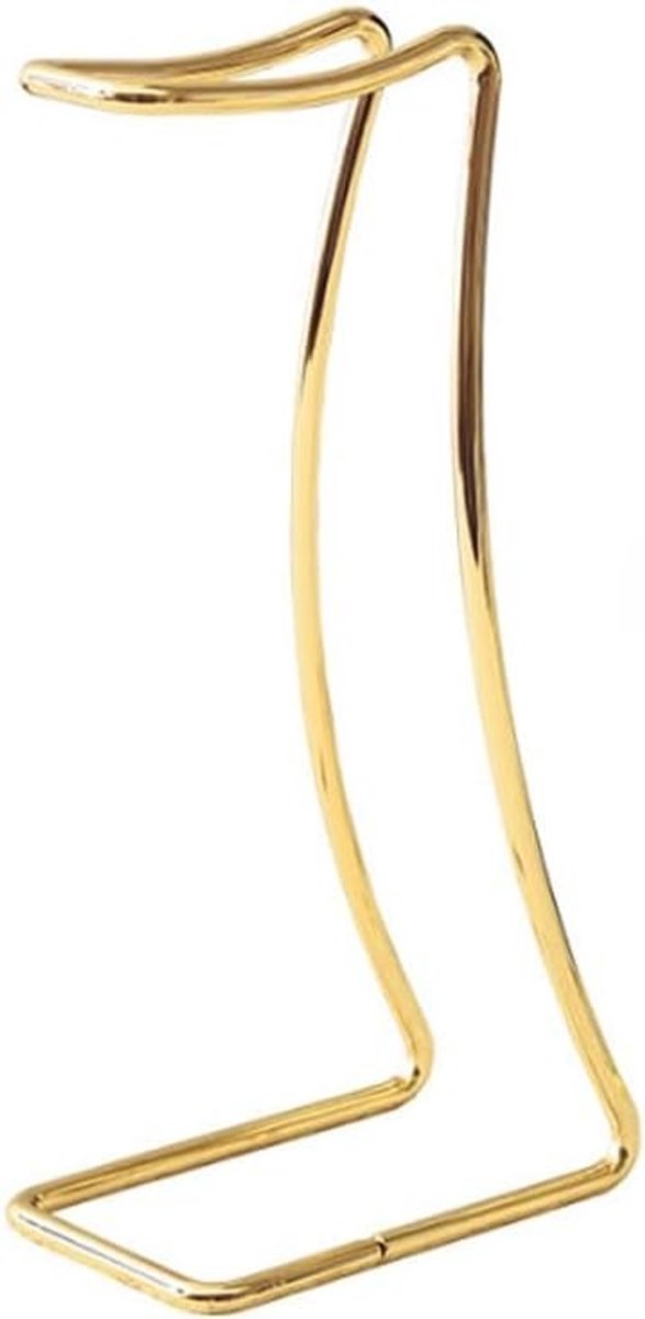 Hoofdtelefoonstandaard voor Gaming, Universele Headset Houder, Metalen Oplossing voor Earbuds en Hoofdtelefoons in Goud