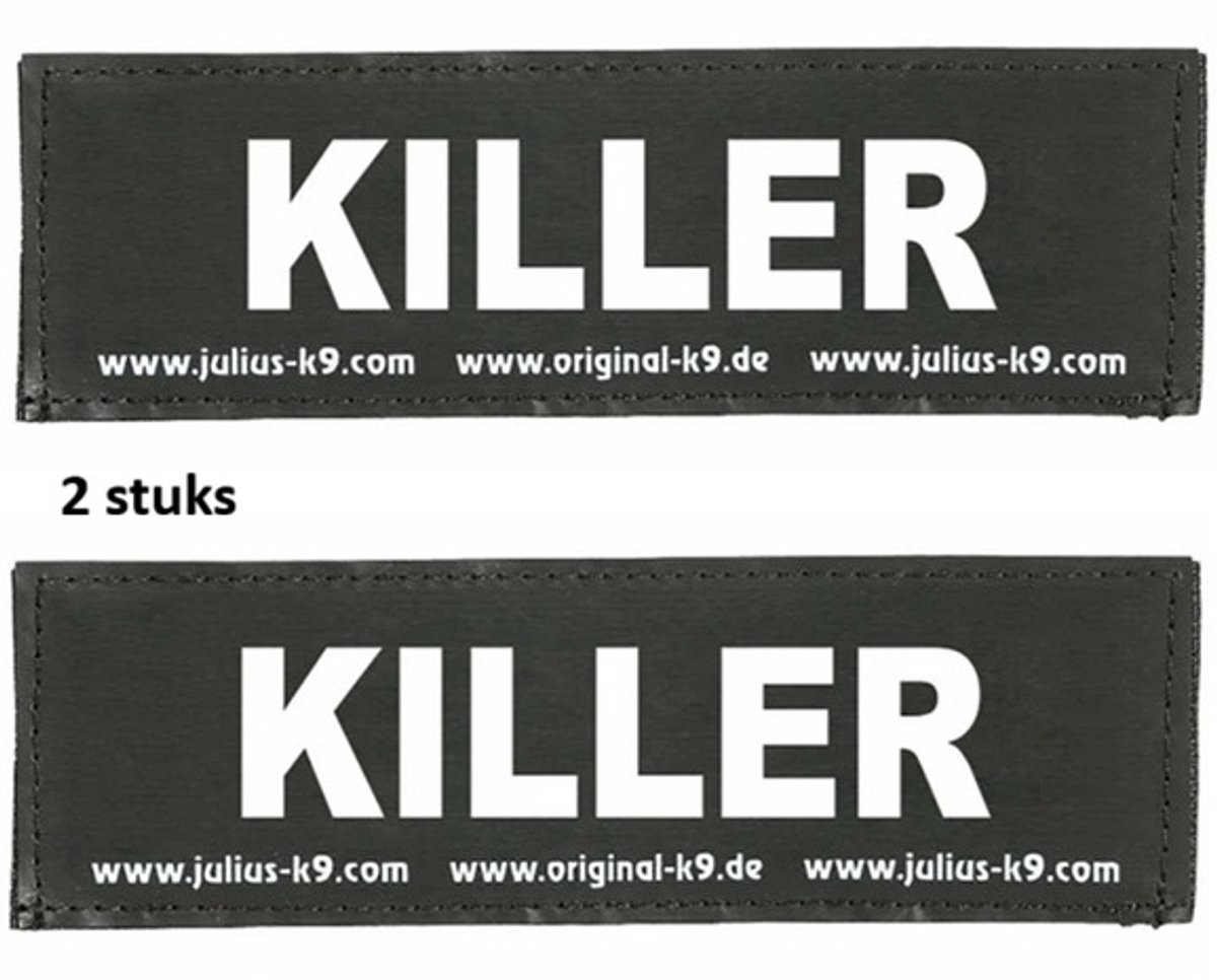 Julius K9 Tekstlabel – killer klein