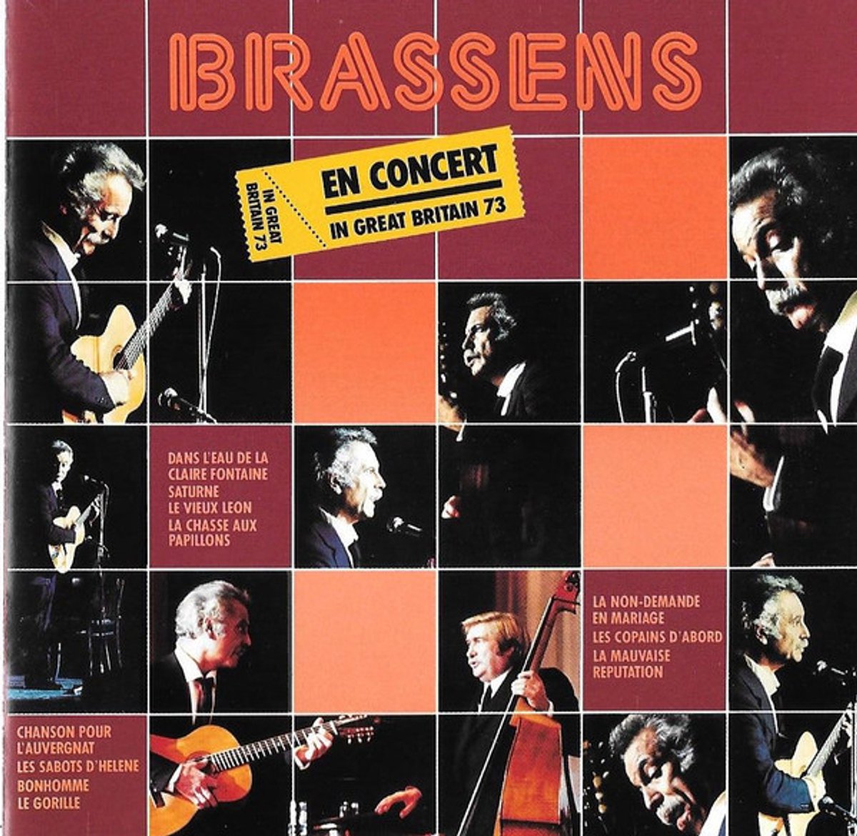 Brassens in Great Britain: Live 73