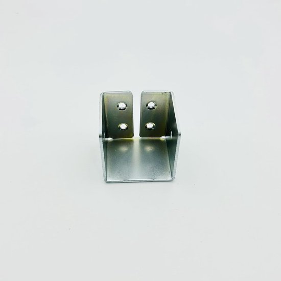 Zware Steunblokken voor Bedframe met Houtbalk Hanger - 45mm Verbinding Fittingen en Haakjes voor Stabiele Ondersteuning - Set van 2 Stuks — afbeelding 2