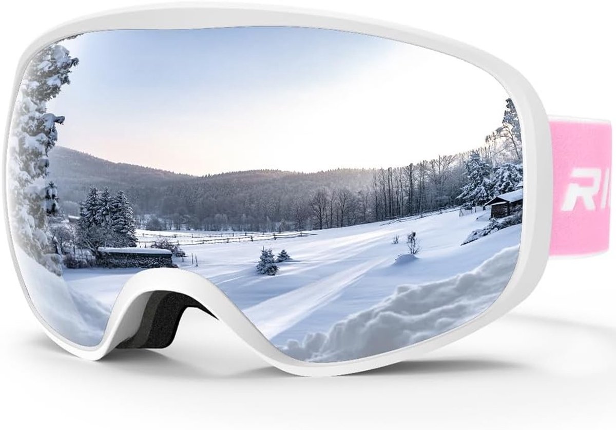 Skibril - Multicolor - Voor Volwassenen - Dubbele Lens met 100% UV-Bescherming - Voor Skiën en Snowboarden