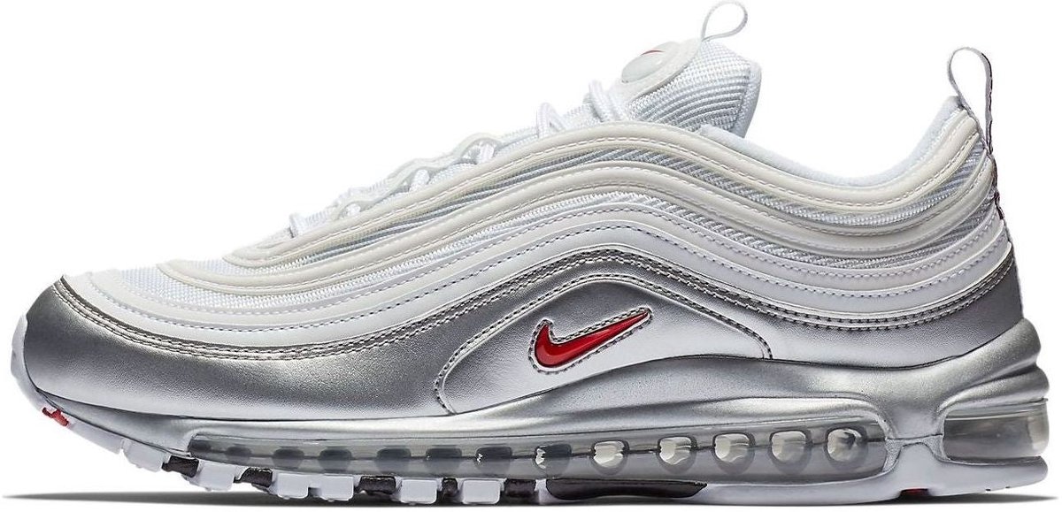 Nike Air Max 97 QS – /Metallic /Varsity Air Max Lifestyle Heren Sneakers voor Mannen Wit