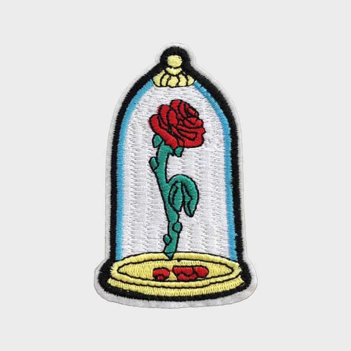 Patchy® – Belle Rose Strijk Embleem Patch 8.8 x 5.3 cm