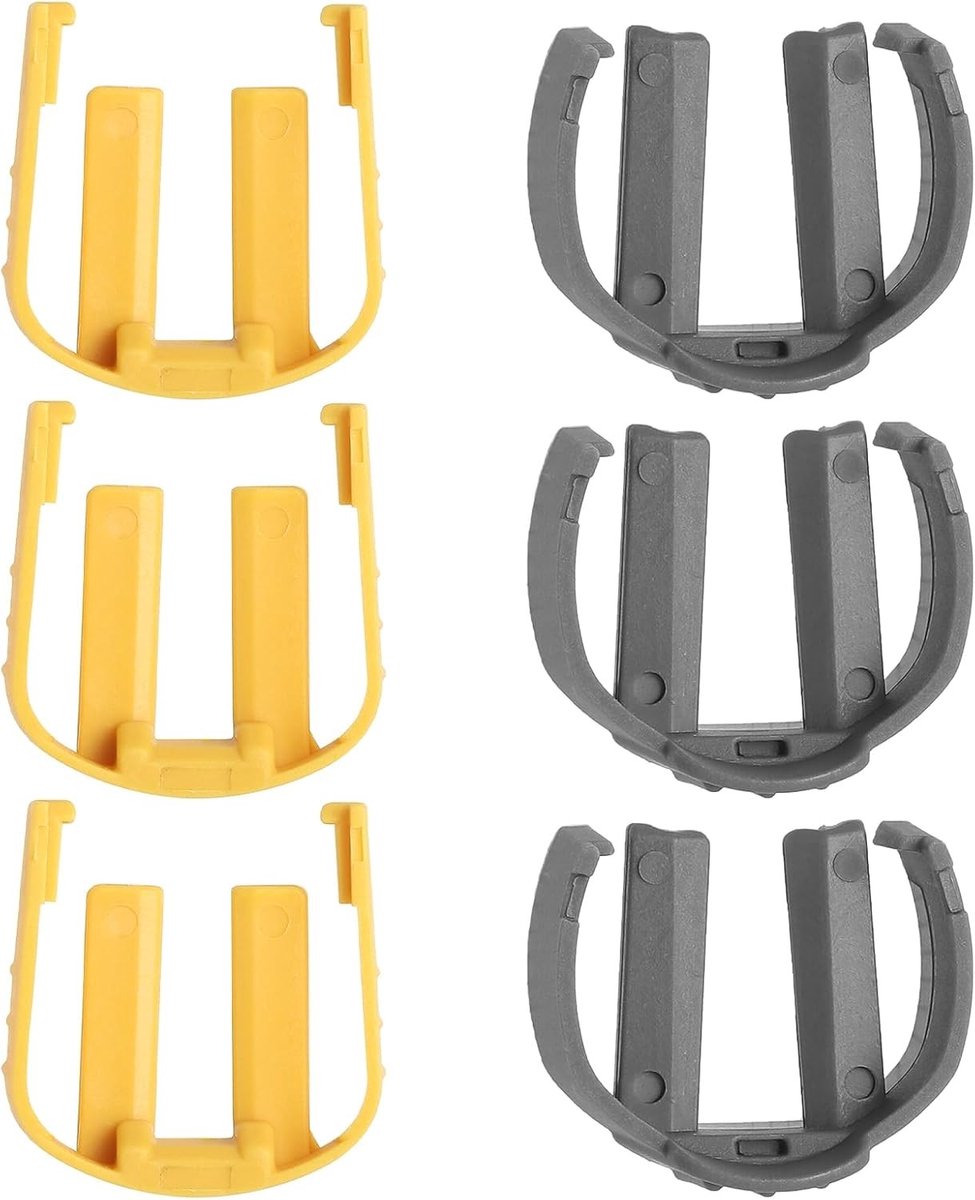 Set van 6 Drukreiniger C Clips - Snelle Ontgrendel Clips voor Slang, Spuitpistool en Apparatuur, Vervangingsaccessoires voor Drukreinigers