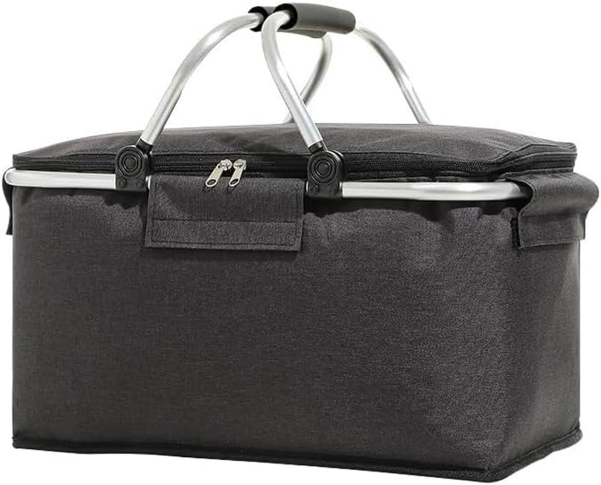 Boodschappenmand 18 Liter - Opvouwbaar - Thermisch - Ideaal voor picknicks - ShopVlot