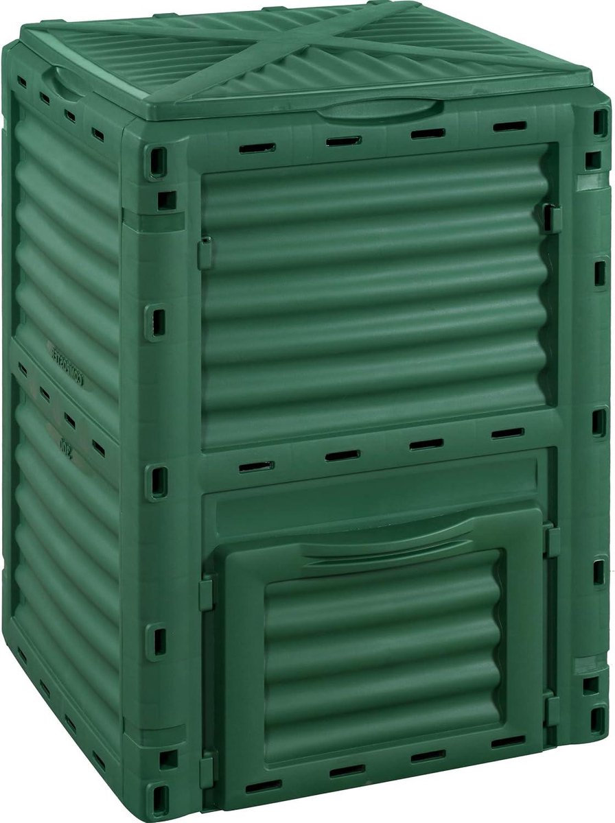 Compostbak - GFT Bak - Afval Verwerken - Snelle Montage - 300 Liter - Groen