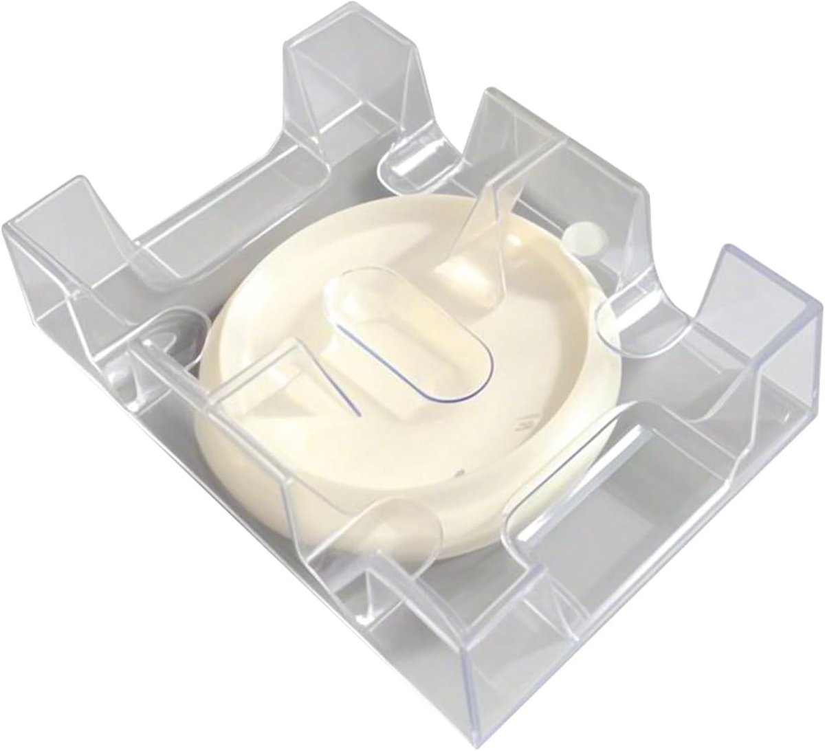 Handige Rotating Card Tray voor 2 of 6 Decks - Doorzichtige Kaartspeler Organizer voor Poker en Kaartspellen
