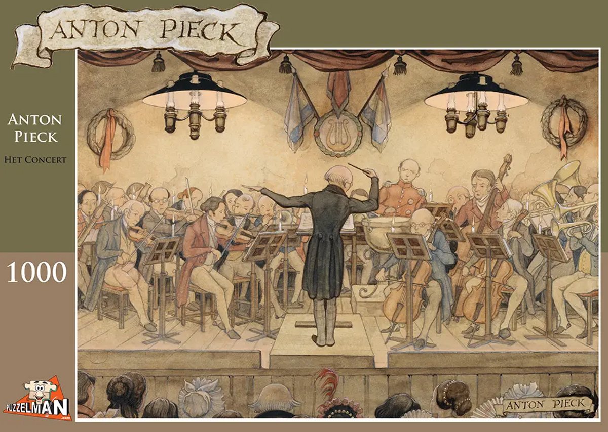 Puzzelman Anton Pieck Het Orkest (1000).