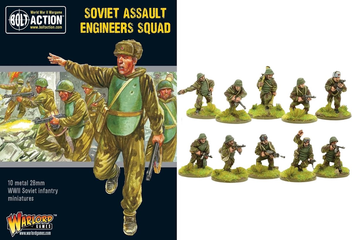 Warlord Games Bolt Action, Soviet Assault Engineers Squad - ShopVlot