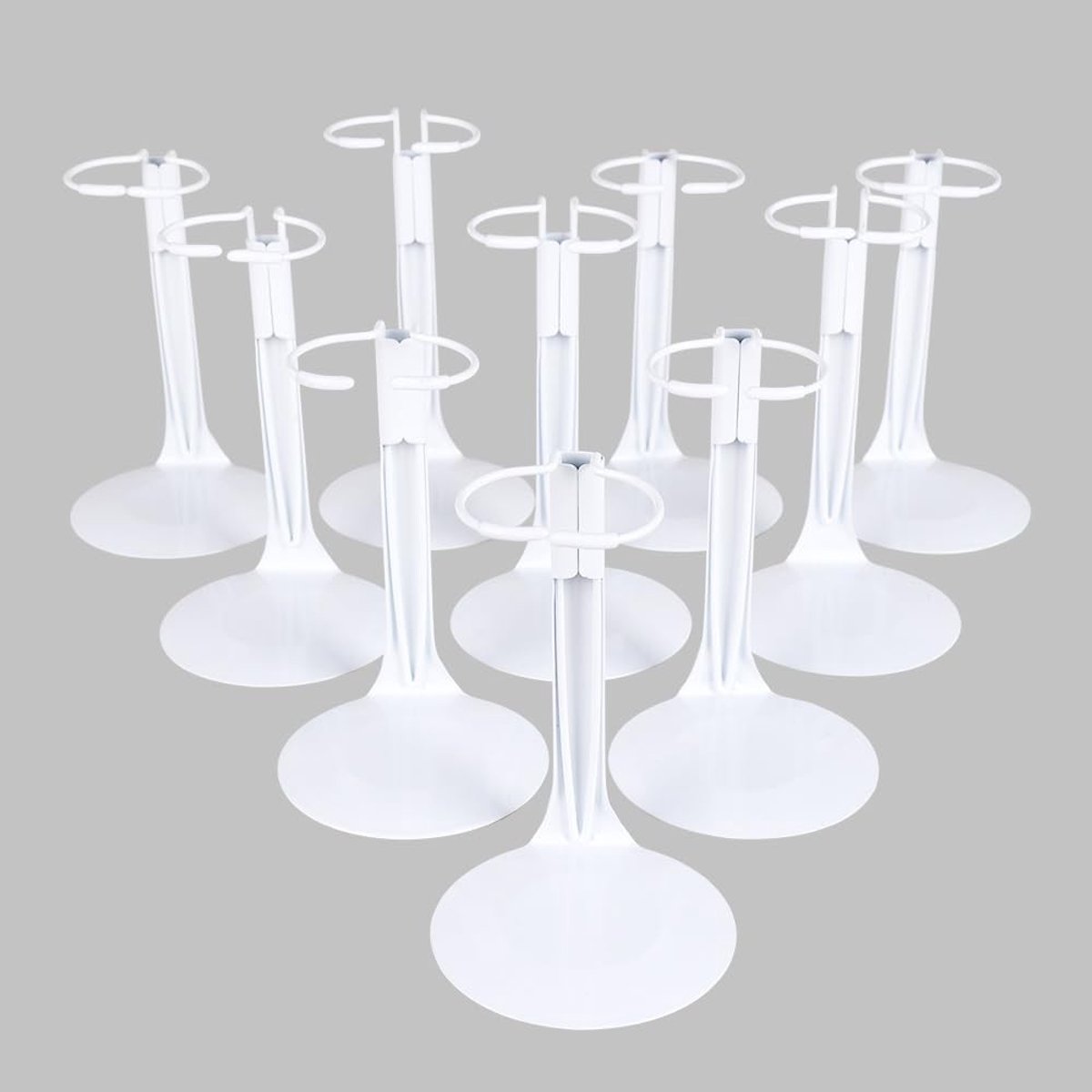 Set van 10 pophouders met rekbare draad voor actiefiguren en poppen van 20,3 tot 35,5 cm, ideaal voor 1/6 inch popaccessoires en verzamelobjecten