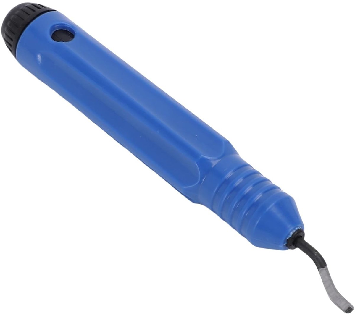 Deburr Tool Kit met 360 Graden Draaibare Kop en 11 Schrapers voor Aluminium, Koper en PVC Buizen, Ergonomische Anti-Slip Handgreep voor Professioneel en Thuisgebruik