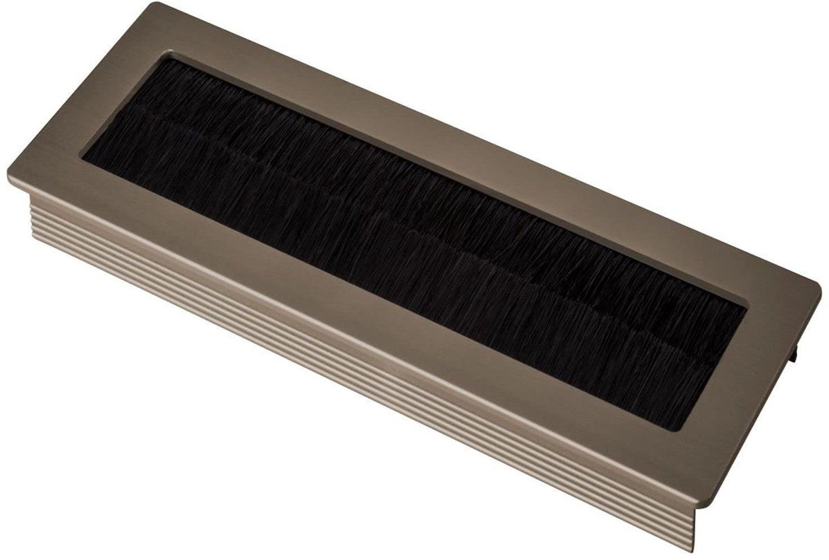 Kabeldoorvoer 150 x 70 mm - geanodiseerd aluminium - stevig ontwerp - eenvoudig te installeren - ShopVlot