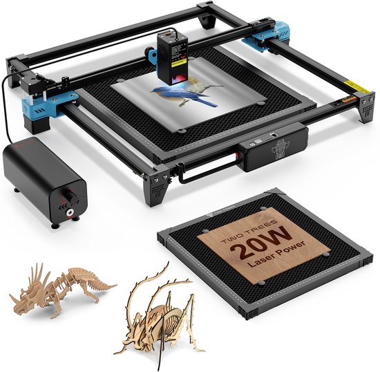 Laser Graveur 130W - Metaal Graveermachine - 18 kg Gewicht - Compact - Voor Precisie Graveren