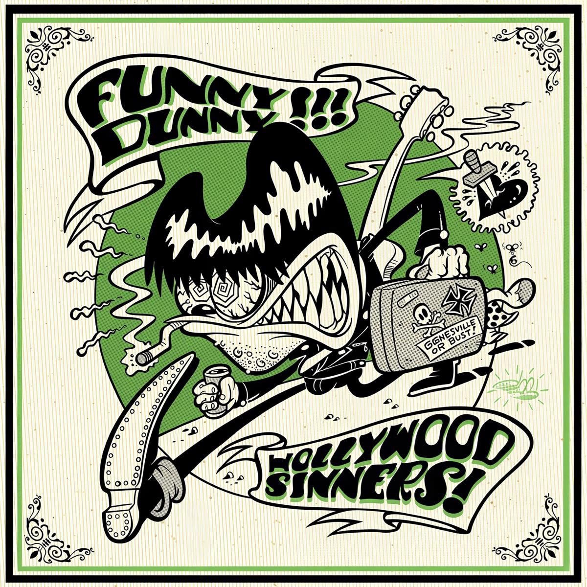 Funny Dunny & Hollywood Sinners - Split (7" Single)