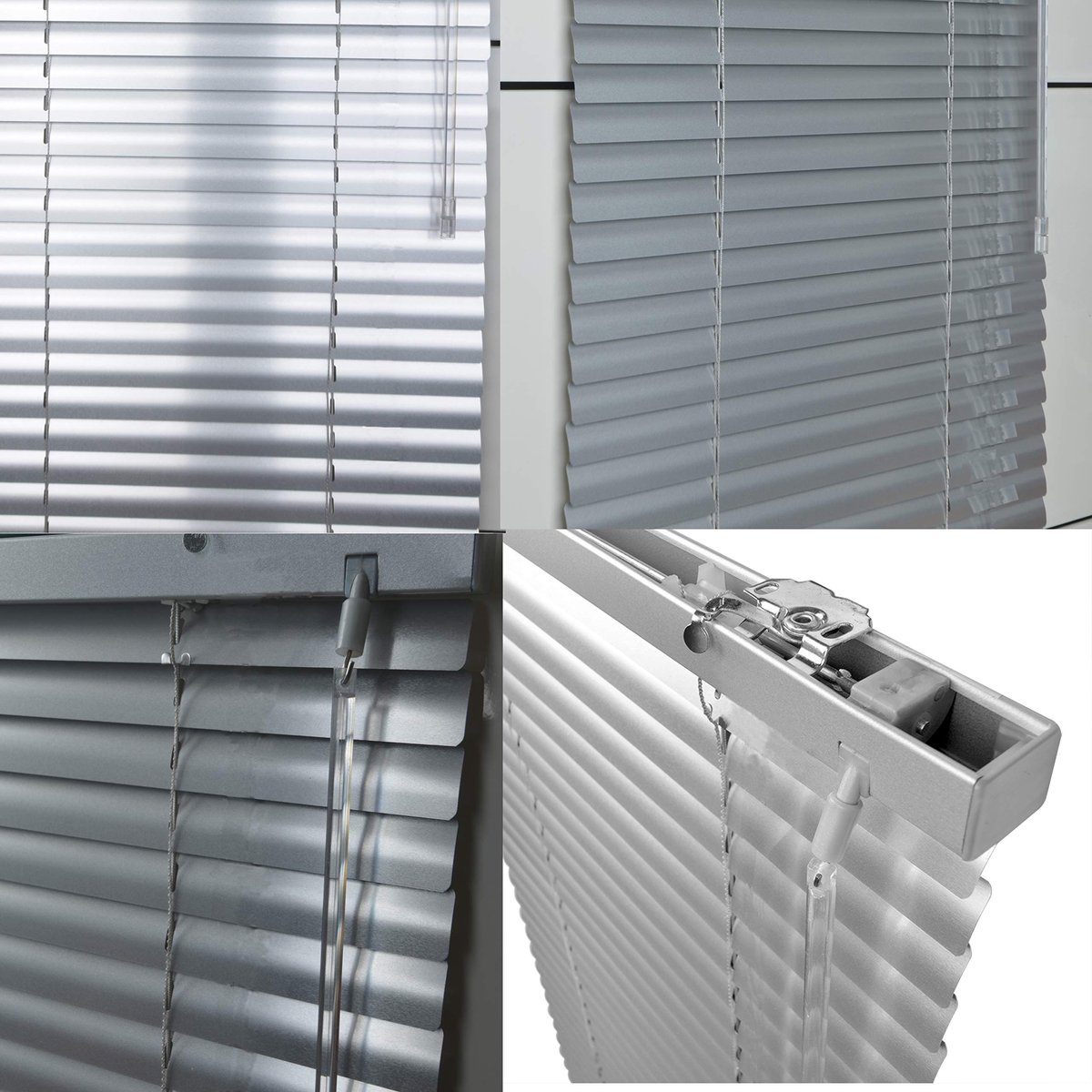 Aluminium jaloezie 80x130 cm - Draadloos - Klemmfix - Ideaal voor privacy en lichtregeling - ShopVlot