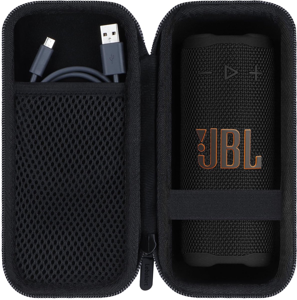 Harde beschermhoes voor JBL Grip Compact Speaker - Zwart - Schokbestendig - Ideaal voor onderweg - ShopVlot