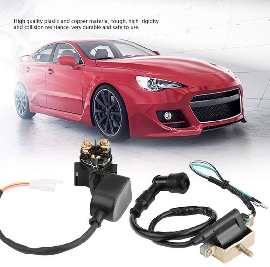 CDI-Box voor ATV en Quad met Ontstekingsspoel, Regulator Rectifier en Startrelais voor 50cc tot 110cc voertuigen — afbeelding 2