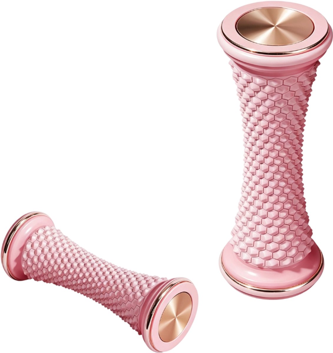 casalora Voetmassage Roller Set van 2 – Massage Roller voor Voeten, Handen en Benen – Triggerpoint Massage – Compact en Ergonomisch – Roze