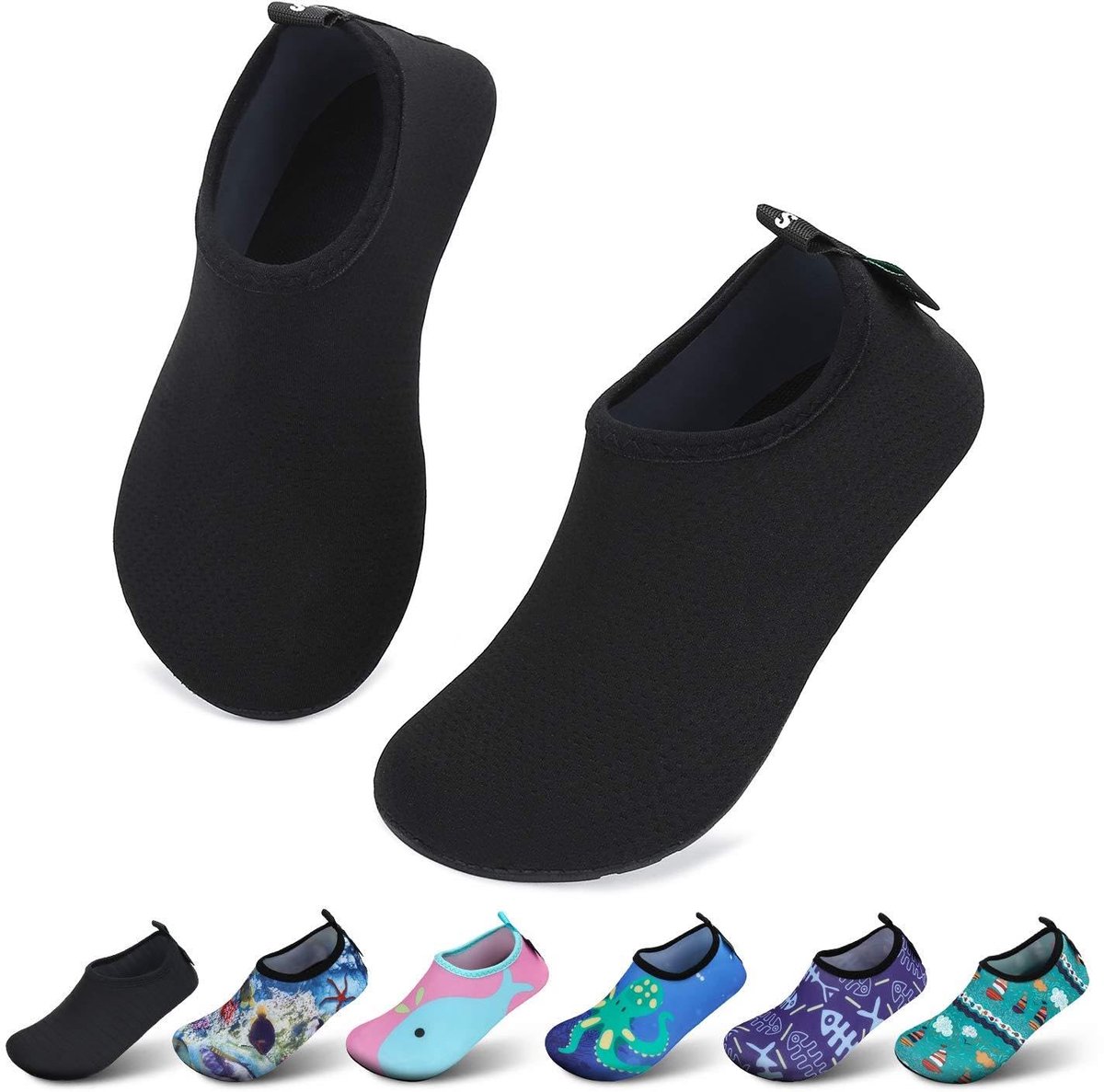 Duikschoenen kinderen 20/21 EU - zwart - snelschoenen - ideaal voor watersport - ShopVlot