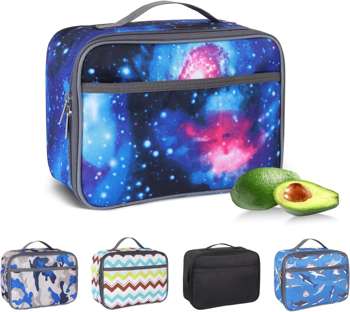 Isolerende Lunchtas voor Kinderen en Volwassenen, Draagbare Lekvrije Koeltas voor Werk, School, Picknick en Kamperen, Ideaal voor Eten en Drankjes