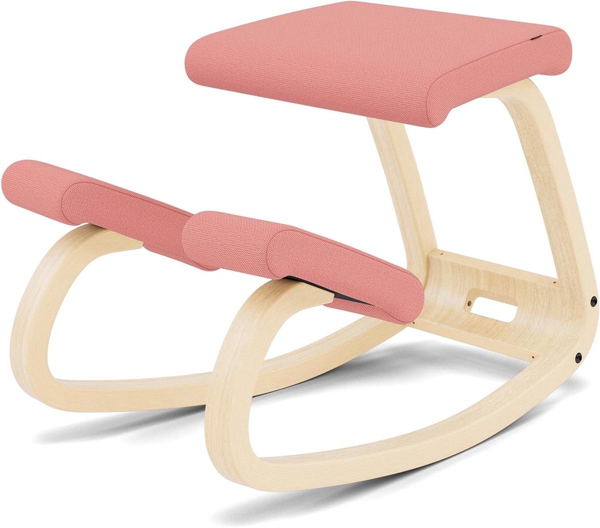 Kniestuul - Ergonomische Stoel - Actief Zitten - Origineel Ontwerp 1979 - 72 x 52 x 51 cm - Natuur Roze