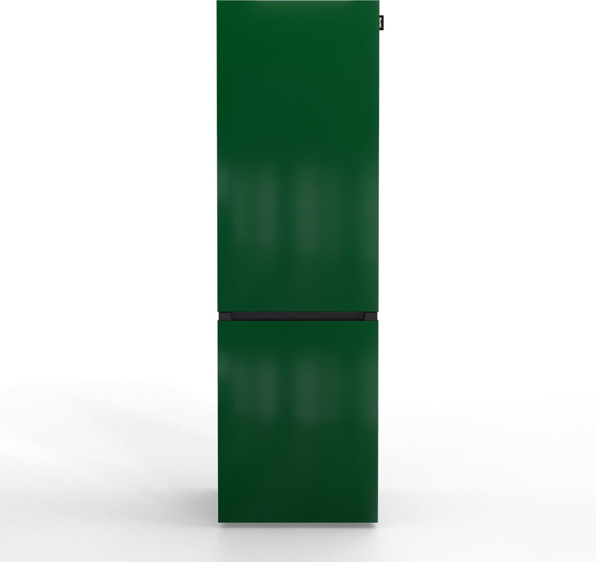 NUNKI LARGECOMBINFA-FDAR / Koel-vriescombinatie, A Klasse, 304l, Dark Green, Gloss (FRONT only)