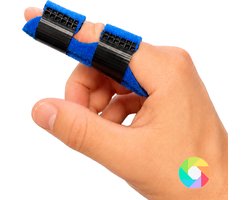 Vingerspalk blauw verkrijgbaar in 6 kleuren - vingerbrace - vingerspalken - vinger splint - mallet vingerspalk - triggerfinger spalk