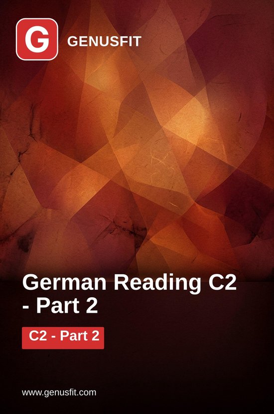 GenusFit: German Reading C2. Part 2/7 - cover